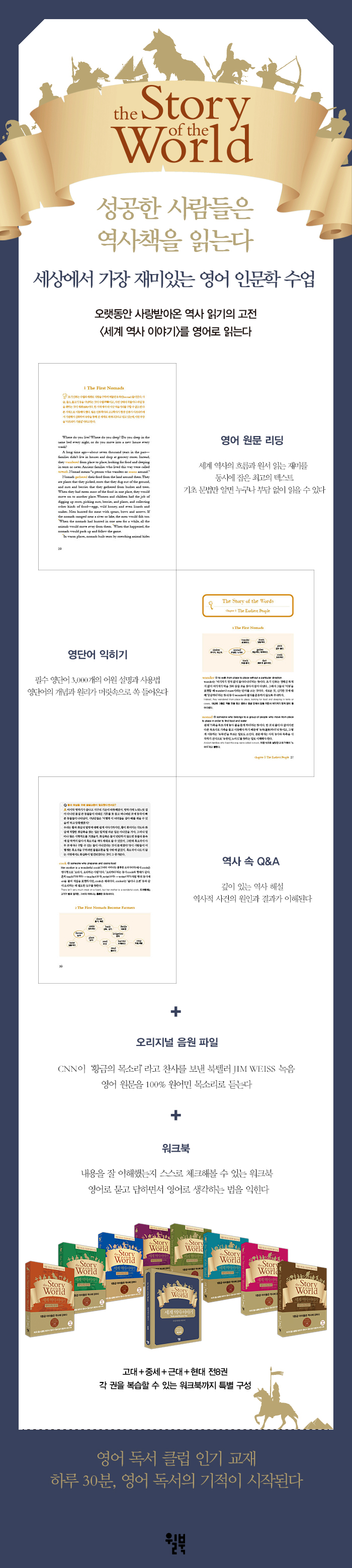 세계 역사 이야기 영어 리딩 훈련 특별 세트